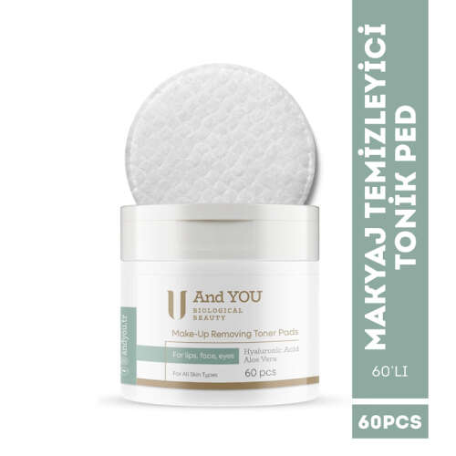 And You Makyaj Temizleyici Tonik Ped 60 Adet - 2