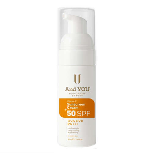 And You Vitamin C Güneş Kremi SPF 50+ 50 ml - And You