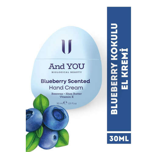 And You Yaban Mersini Nemlendirici El Kremi 30 ml - 2