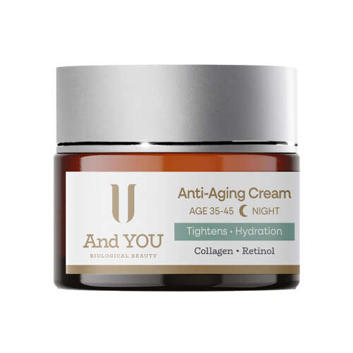 And You Yaşlanma Karşıtı Gece Kremi 50 ml – 35-45 Yaş Yoğun Bakım - And You