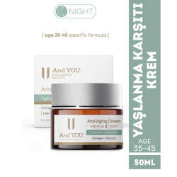 And You Yaşlanma Karşıtı Gece Kremi 50 ml – 35-45 Yaş Yoğun Bakım - 2