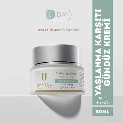 And You Yaşlanma Karşıtı Gündüz Kremi 50 ml – 35-45 Yaş Yoğun Bakım - 2