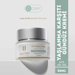 And You Yaşlanma Karşıtı Gündüz Kremi 50 ml – 45-55 Yaş Yoğun Bakım - 2