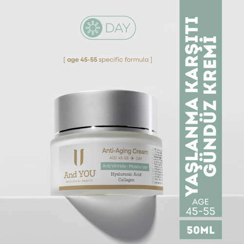 And You Yaşlanma Karşıtı Gündüz Kremi 50 ml – 45-55 Yaş Yoğun Bakım - 2