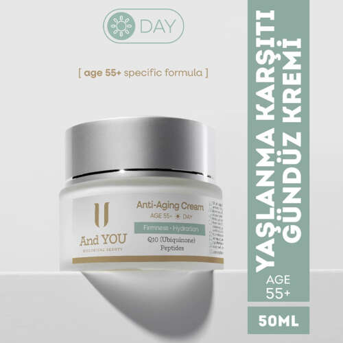 And You Yaşlanma Karşıtı Gündüz Kremi 50 ml – 55+ Yaş Yoğun Bakım - 2