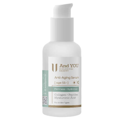 And You Yaşlanma Karşıtı Serum 30 ml – 55+ Yaş Gece ve Gündüz Bakım - And You