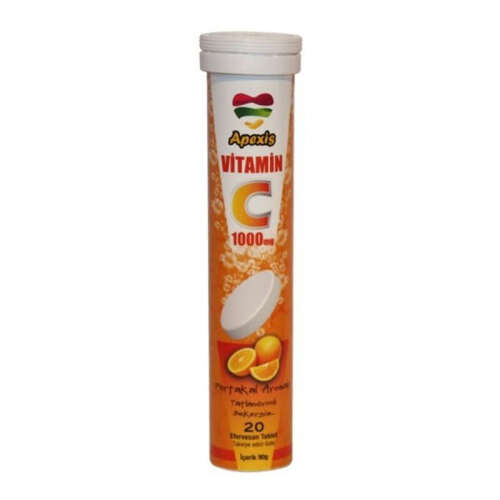 Apexis Efervesan Vitamin C 20 Tablet - 1000 mg - Heilung