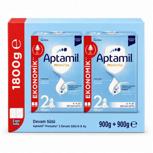 Aptamil Pronutra 2 Devam Sütü 900 gr (2X900 gr) - Nutricia