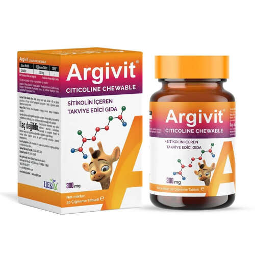 Argivit Citicoline Takviye Edici Gıda 30 Tablet - Hekim İlaç
