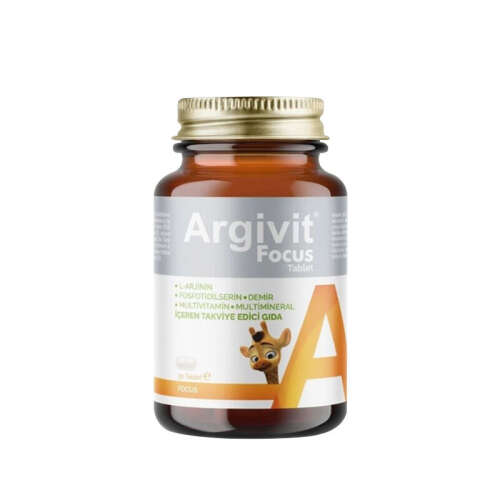 Argivit Focus Takviye Edici Gıda 30 Tablet - Hekim İlaç