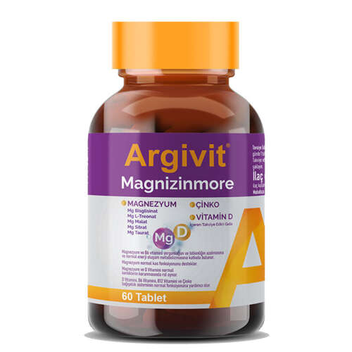 Argivit Magnizinmore 60 Tablet - Hekim İlaç