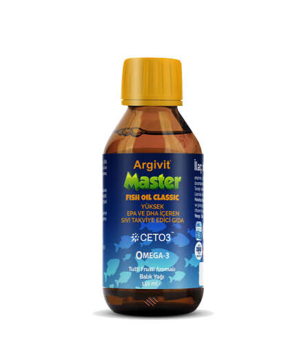 Argivit Master Fish Oil Classic 150 ml - Tutti Frutti - Hekim İlaç