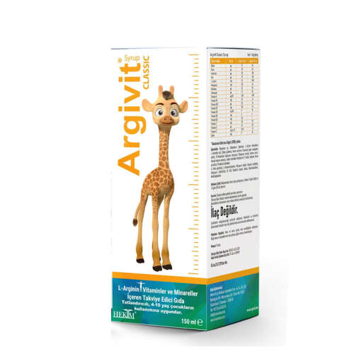 Argivit Takviye Edici Gıda Şurup 150ml - Hekim İlaç