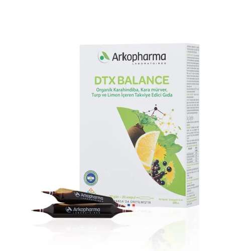 Arkopharma DTX Balance İÇeren Takviye Edici Gıda 20 Ampul - Arkopharma