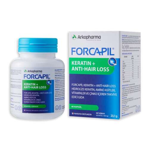 Arkopharma Forcapil Keratin Anti Hair Loss 60 Kapsül - Arkopharma