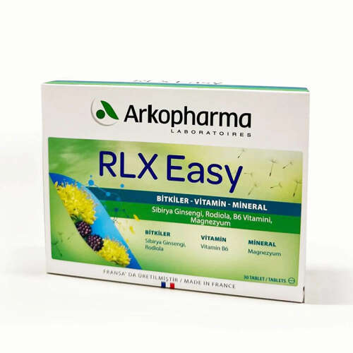 Arkopharma RLX Easy Takviye Edici Gıda 30 Tablet - Arkopharma
