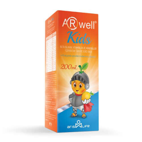 Arwell Kids Beta Glukan-Vitaminler ve Mineraller İçeren Sıvı Takviye Edici Gıda 200 ml - 1