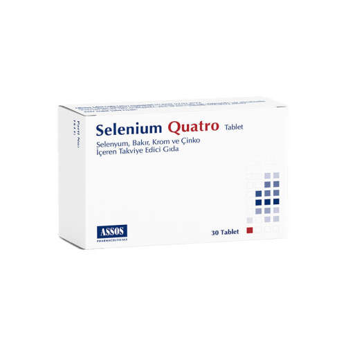 Selenium Quatro 30 Tablet - Assos İlaç