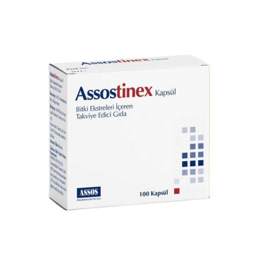 Assostinex Bitki Ekstreleri İçeren Takviye Edici Gıda 100 Kapsül - Assos İlaç