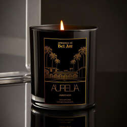 Aurelia Geneve Amber Noir Kokulu Mum 180 gr -Siyah - 3