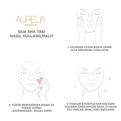 Aurelia Geneve Kelebek Gua Sha Taşı - Siyah Bien - 4