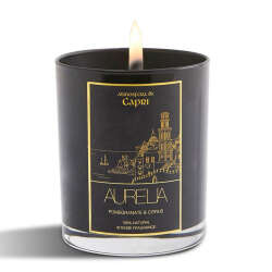 Aurelia Geneve Nar ve Limon Kokulu Mum 180 gr- Siyah - 1