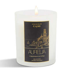 Aurelia Geneve Nar ve Limon Kokulu Mum 180 gr- Transparan - 1