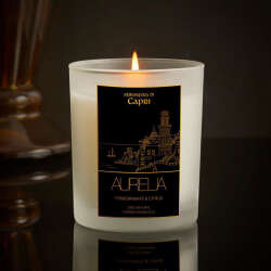Aurelia Geneve Nar ve Limon Kokulu Mum 180 gr- Transparan - 3
