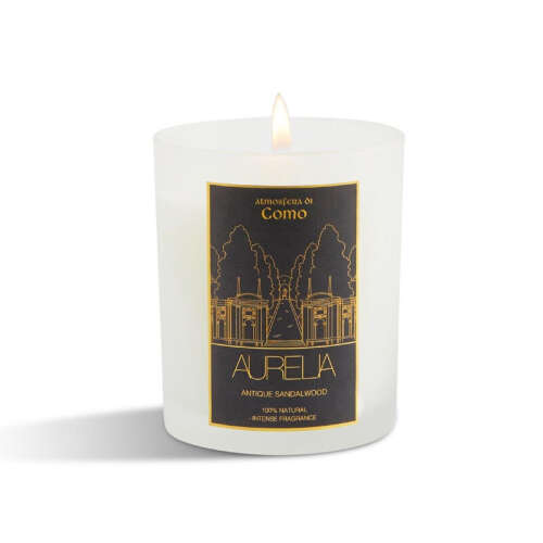 Aurelia Geneve Sandal Ağacı Kokulu Mum 180 gr -Transparan - Aurelia Geneve