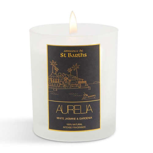 Aurelia Geneve Yasemin ve Gardenya Kokulu Mum 180 gr -Transparan - Aurelia Geneve