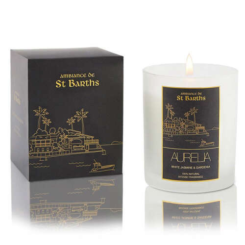 Aurelia Geneve Yasemin ve Gardenya Kokulu Mum 180 gr -Transparan - 2