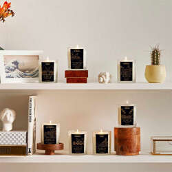 Aurelia Geneve Yasemin ve Gardenya Kokulu Mum 180 gr -Transparan - 6