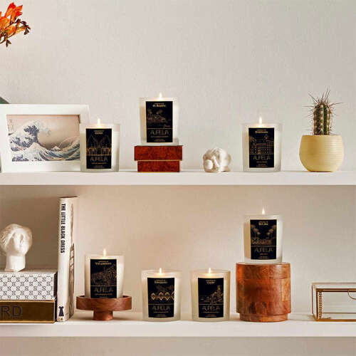 Aurelia Geneve Yasemin ve Gardenya Kokulu Mum 180 gr -Transparan - 6