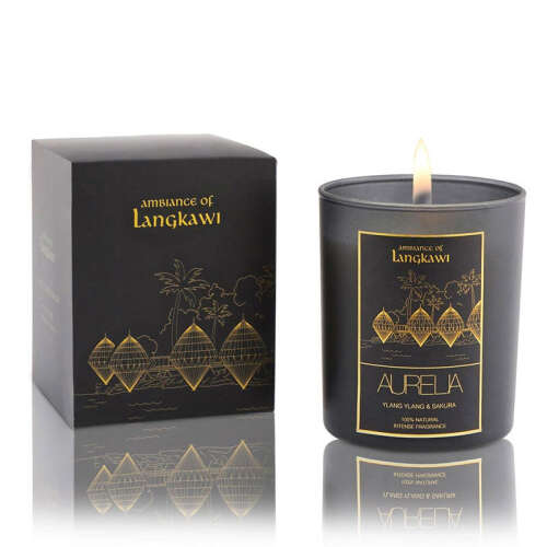 Aurelia Geneve Ylang Ylang ve Sakura Çiçeği Kokulu Mum 180 gr - 2