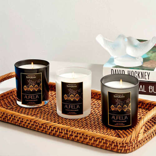 Aurelia Geneve Ylang Ylang ve Sakura Çiçeği Kokulu Mum 180 gr - 5