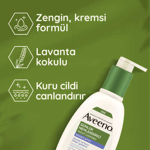 Aveeno Lavantalı Günlük Nemlendirici Vücut Losyonu 300 ml - 5