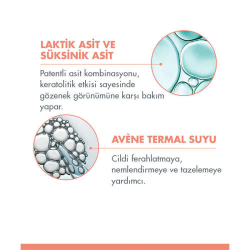 Avene Cleanance Peeling Etkili Laktik Asit ve Süksinik Asit İçeren AHA Serum 30 ml - 2