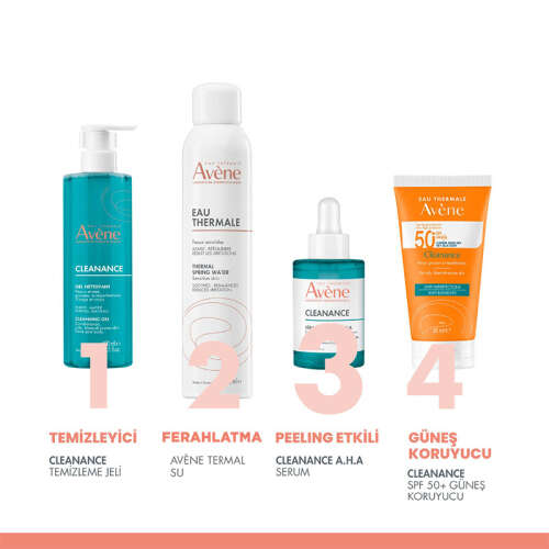 Avene Cleanance Peeling Etkili Laktik Asit ve Süksinik Asit İçeren AHA Serum 30 ml - 6