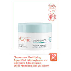 Avene Cleanance Aqua Gel Matlaştırıcı ve Gözenek Sıkılaştırıcı Nemlendirici Jel Krem 50 ml - 2