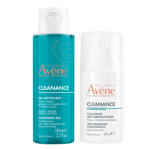 Avene Cleanance Comedomed Konsantre Bakım Kremi 30 ml + Cleansing Gel 100 ml HEDİYE - Avene