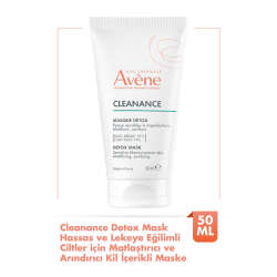 Avene Cleanance Yağlı ve Akneye Eğilimli Ciltler için Matlaştırıcı ve Arındırıcı Kil Maskesi 50 ml - 2