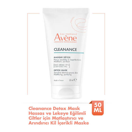 Avene Cleanance Yağlı ve Akneye Eğilimli Ciltler için Matlaştırıcı ve Arındırıcı Kil Maskesi 50 ml - 2