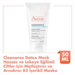 Avene Cleanance Yağlı ve Akneye Eğilimli Ciltler için Matlaştırıcı ve Arındırıcı Kil Maskesi 50 ml - 1