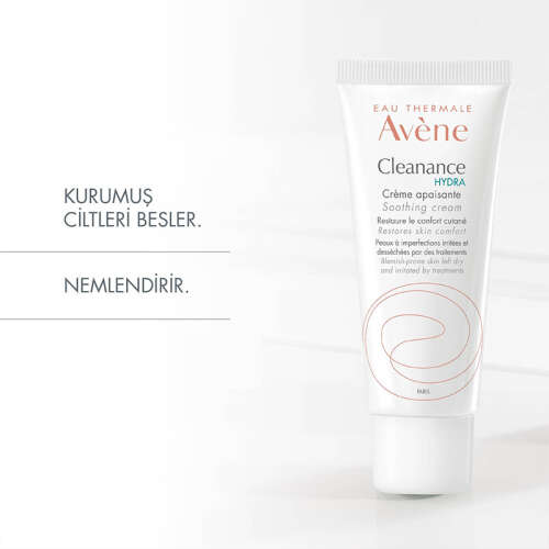 Avene Cleanance Hydra Yıpranmış ve Kuru Ciltler için Yoğun Bakım Kremi 40 ml - Avene