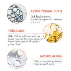 Avene Cleanance SPF 50+ Yağlı ve Akneye Eğilimli Ciltler İçin Renkli Güneş Kremi 50 ml - 4