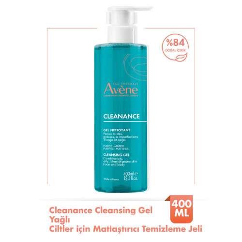 Avene Cleanance Yüz ve Vücut Temizleme Jeli 400 ml - 2