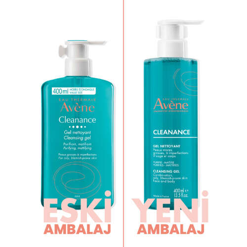Avene Cleanance Yüz ve Vücut Temizleme Jeli 400 ml - 3