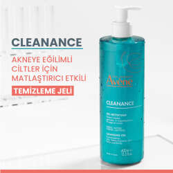 Avene Cleanance Yağlı ve Akneye Eğilimli Ciltler için Matlaştırıcı Yüz Temizleme Jeli 400 ml - 2