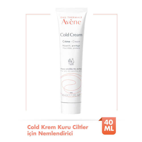 Avene Cold Cream Kuru-Çok Kuru Ciltler İçin Nemlendirici krem 40 ml - 1