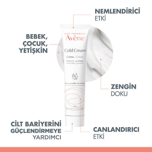 Avene Cold Cream Kuru Ciltler İçin Nemlendirici krem 40 ml - 6